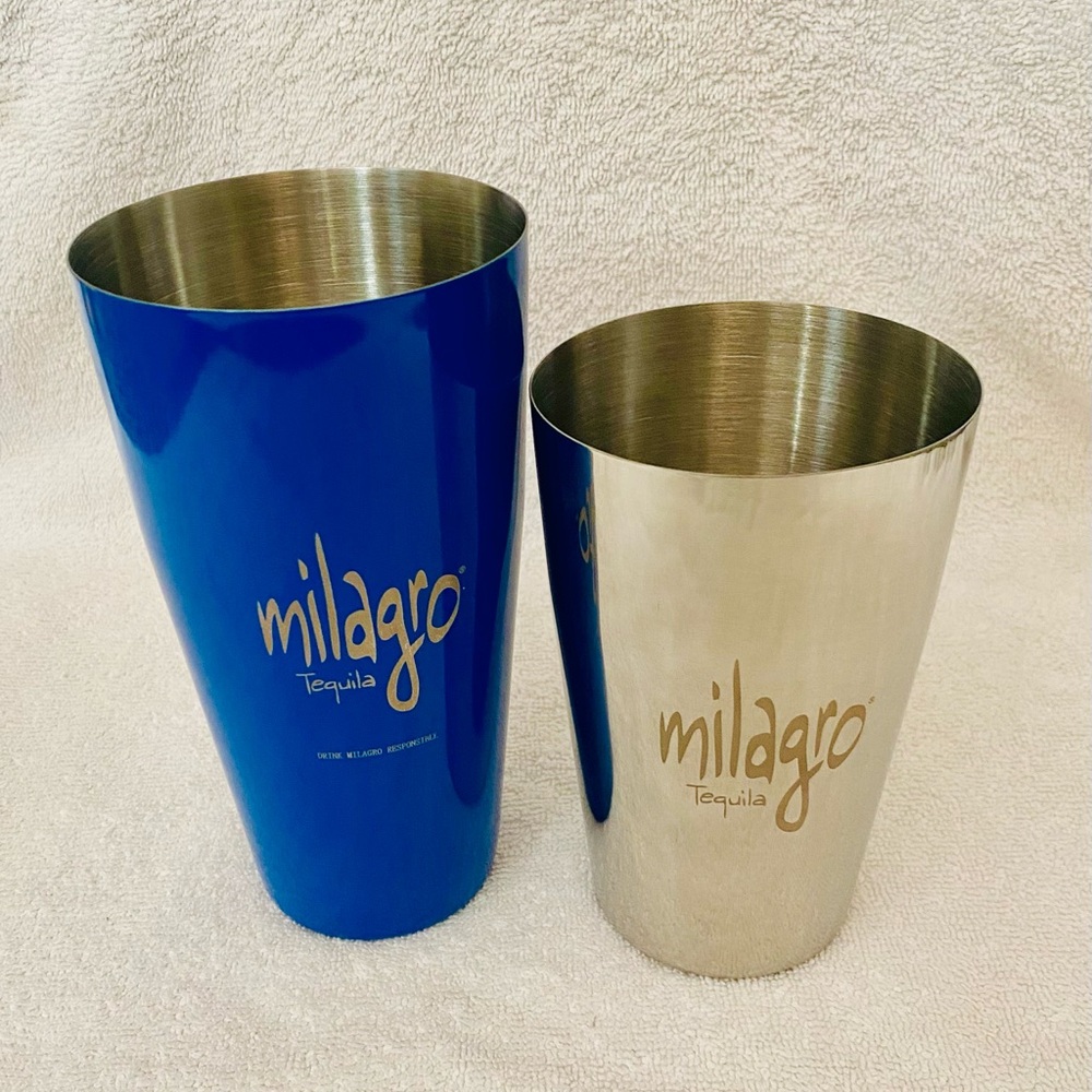 Milagro Tequila shaker set